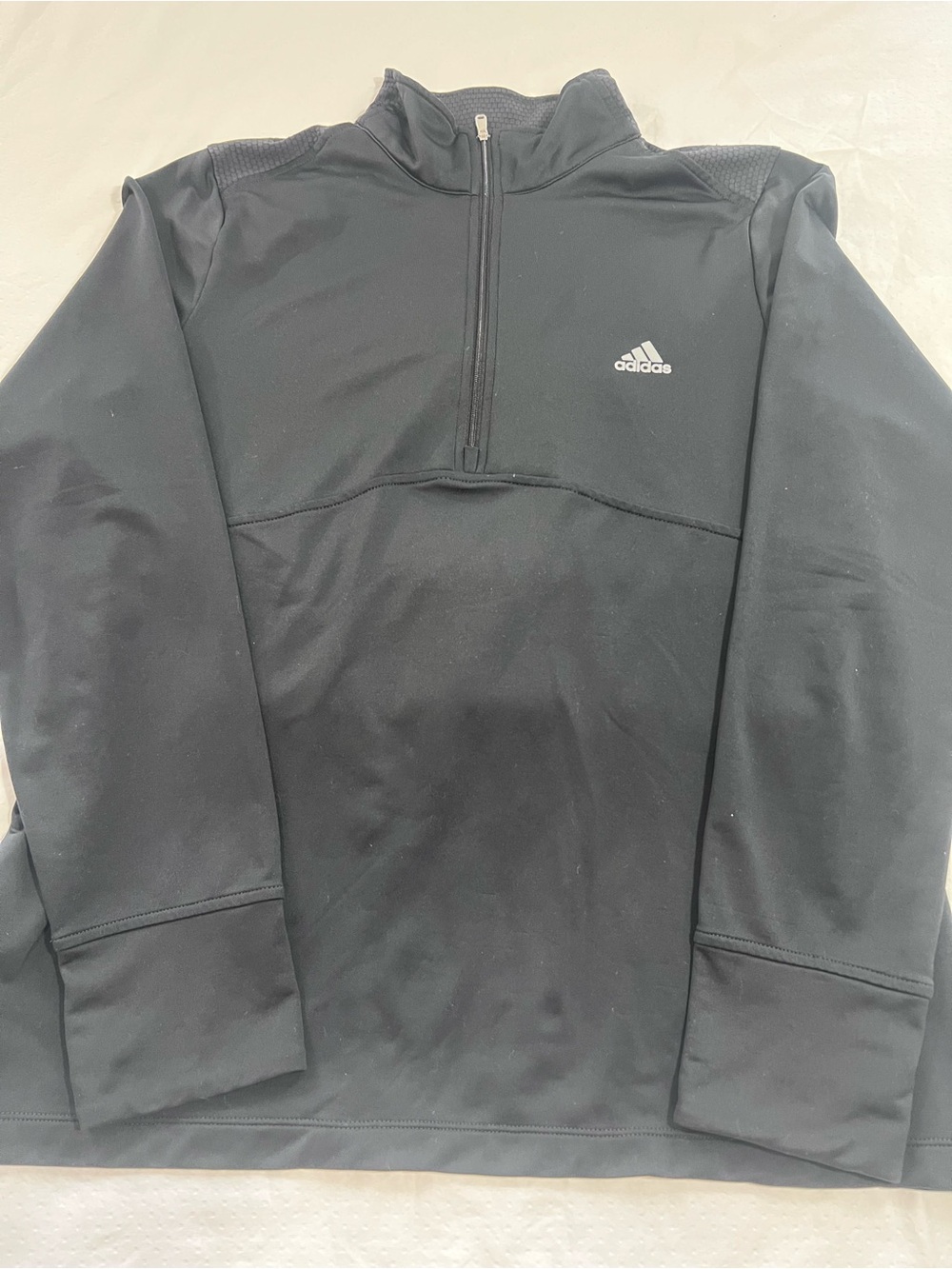 adidas Black Half-Zip Training Pullover